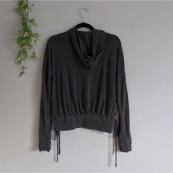 (Lucky Brand) Gray Embroidered LA Boho Hood - Picture 7 of 7